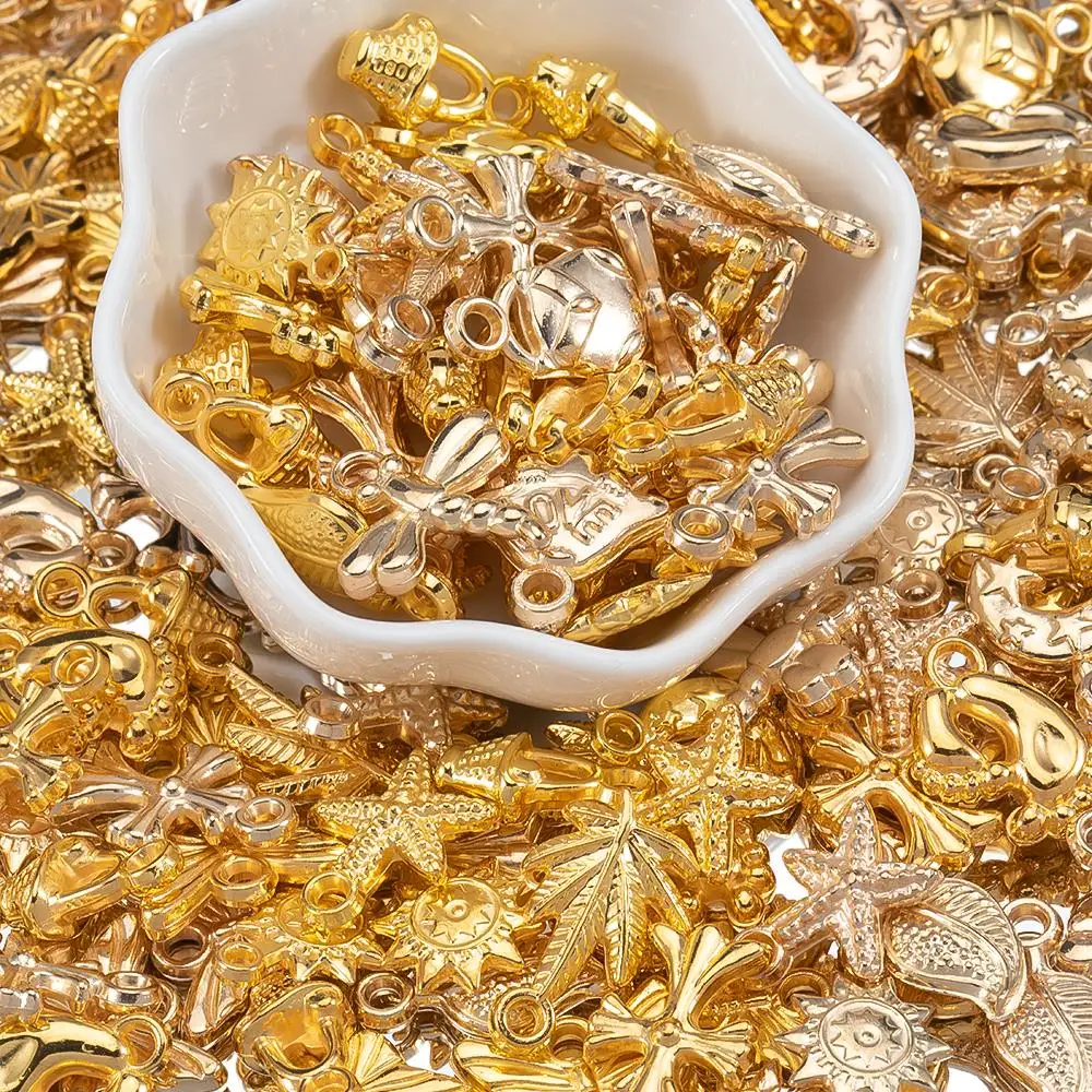 50 шт., 11 видов, подвески для сережек