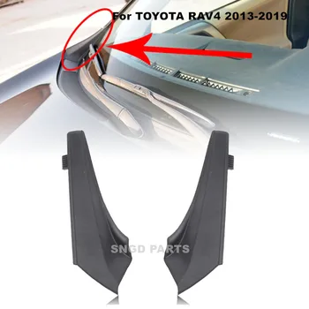 2 pz Per Toyota RAV4 2013 2014 2015 2016 2017 2018 2019 Parabrezza Anteriore Wrap Angolo Trim Tergicristallo Lato Trim Copertura Coperchio Per LHD