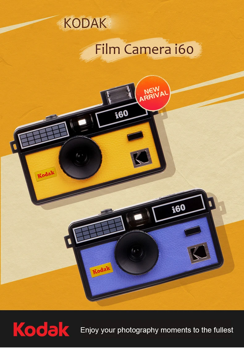 Kodak I60 Fotocamera A Pellicola 35mm Riutilizzabile - Stile Retrò, Flash Integrato - Foto 6