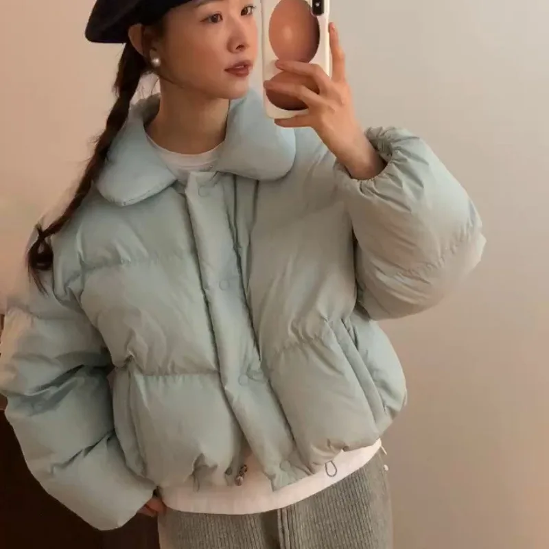 2023 New Women Down Jacket Winter Coat Female Short Parkas Slim Fit  Thick Outwear Given To Philandering Leisure Time Overcoat