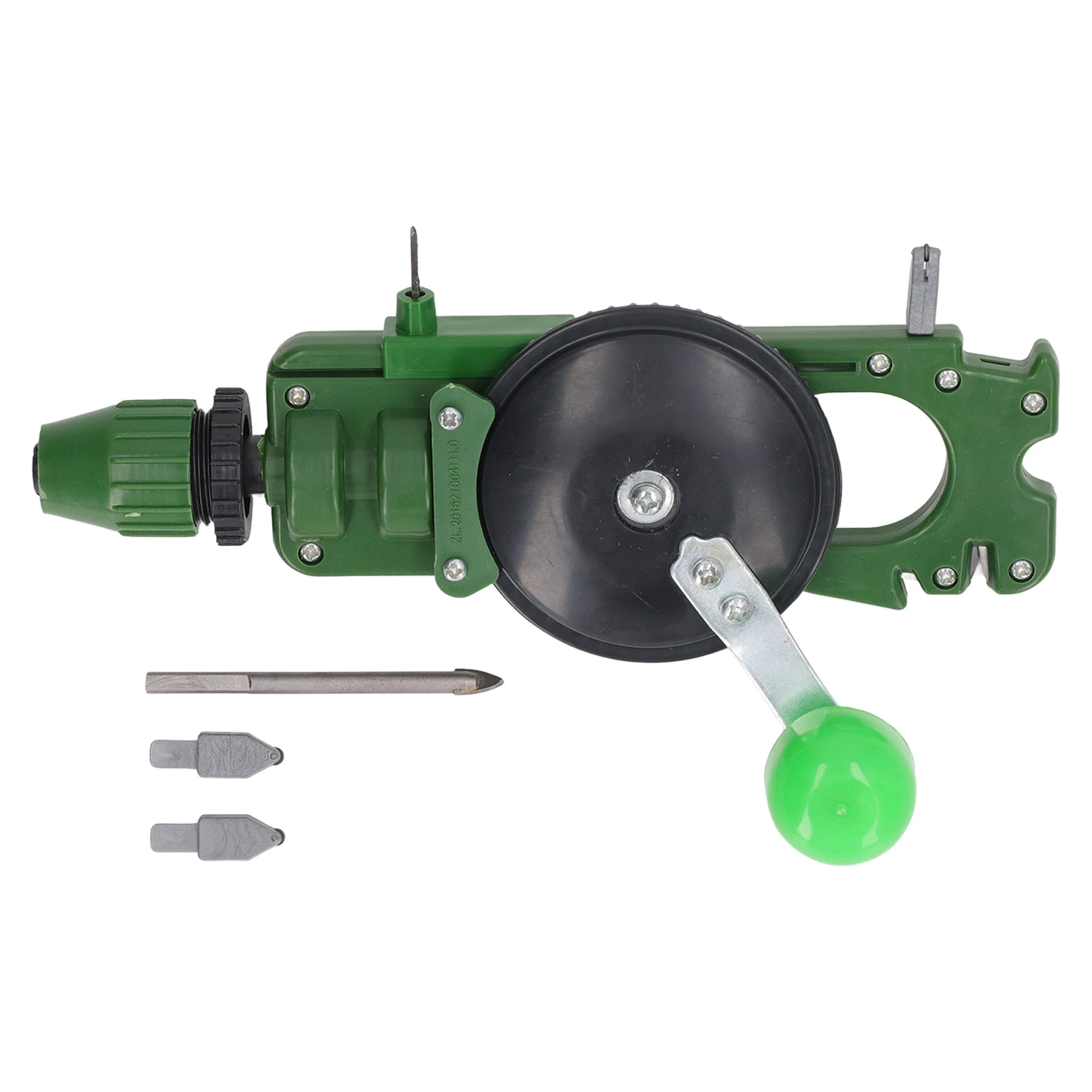 Manual Drill Cutter Hand Crank Drill Multifunctional Glass Ceramic Cutting Hole Drilling Knife Scissors Sharpening Manual Drill 6