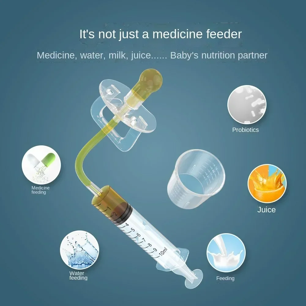 Baby Pacifier Medication Dispenser Needle Squeeze Medicine Dropper Dispenser Feeder Baby Care Newborn Accessories