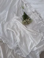 Muzuleva White Jacquard Camisole Nightgown Women's Summer Knitted Hollow Sleeping Skirt Comfortable Dress Female Sleepshirts - Image 6