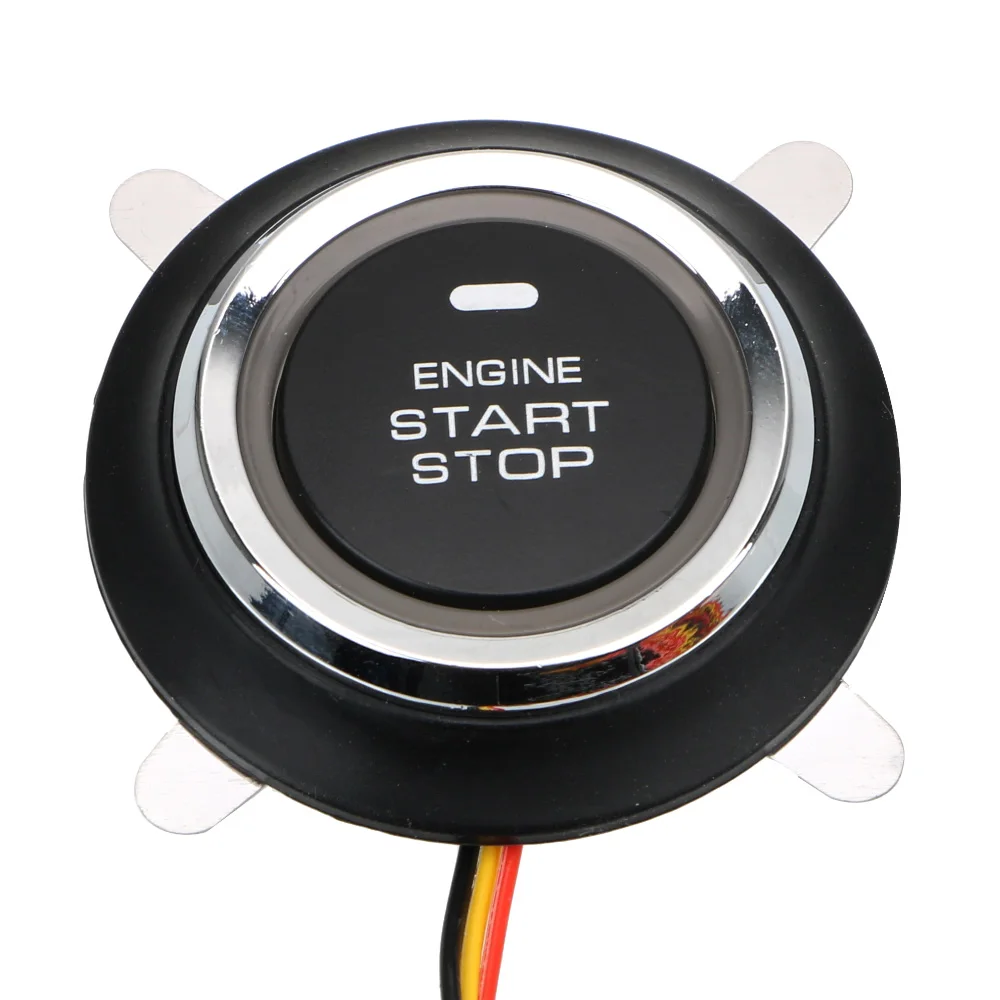 Car-styling 12V Entry Ignition Starter Switch Universal Auto Replacement Auto Car Engine Start Stop Push Button Keyless Car Start Button Car Start Stop Button