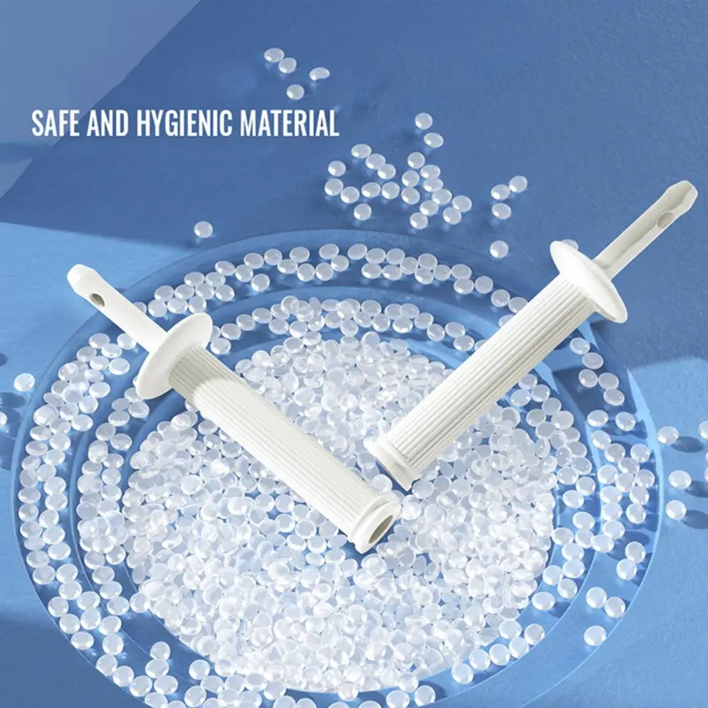 6Pcs Durable White Color Gas Colic Reliever Sticks with Side Hole Newborn Baby Anti-Colic Release Sticks Multipurpose