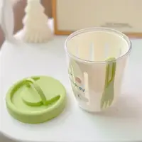 Kuromi – tasse à salade de fruits, dessin animé, mélodie mignonne, conservateur de Drainage à Double couche, magnifiquement créatif, tasse à fruits de pique-nique Portable 5