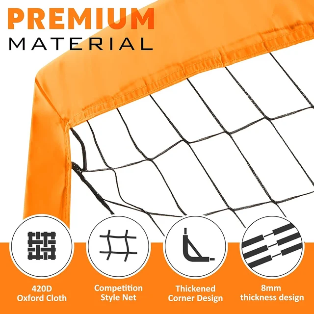 Football Goal for Garden Football Net Pop Up Goals Set Soccer Goal Net for Backyard Birthday Gift for  Soccer Training 4