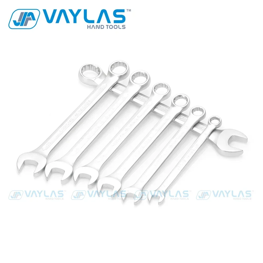 Open Box End Combination Wrench 6-32mm Chrome Vanadium Opened Ring Combo Spanner Household Car Repair Hand Tools Home Use Keys