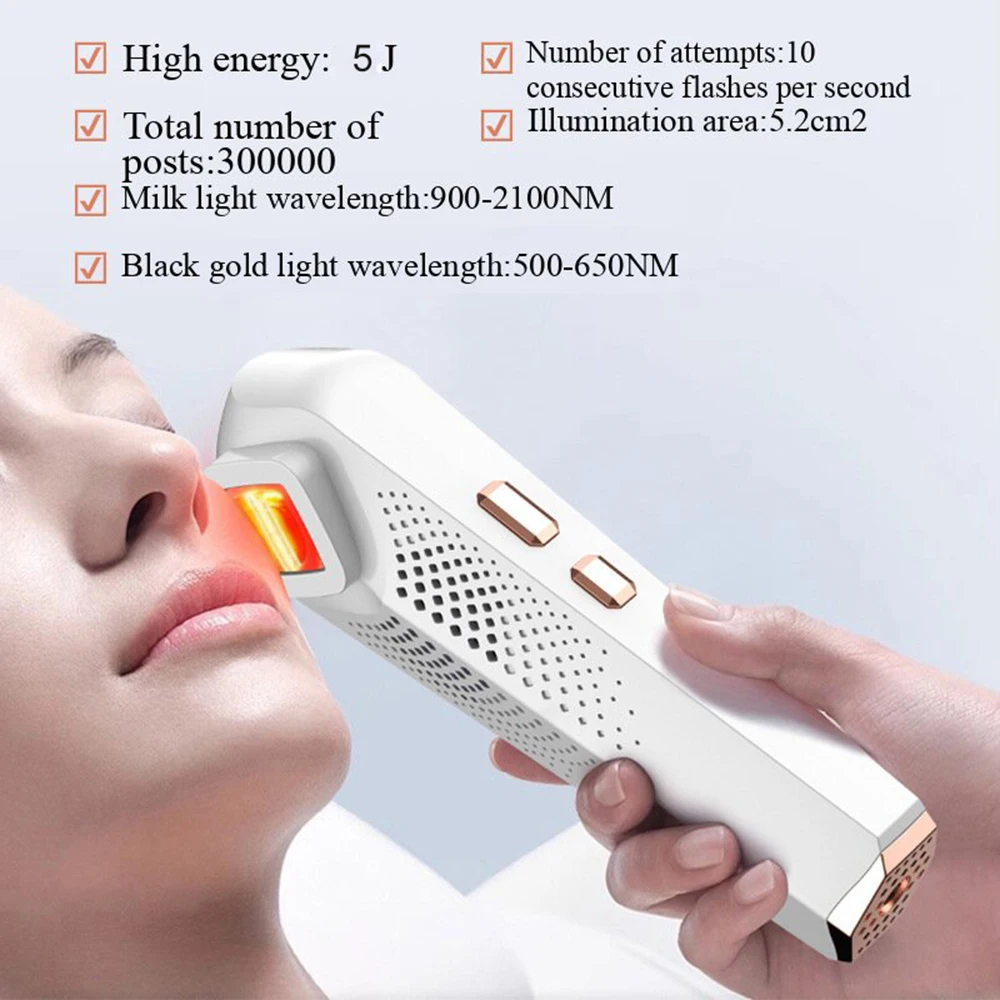 Milk Light Skin Rejuvenation Instrument NIR Therapy Beauty Device Face Whitening Neck Face Lifting and Tightening Beauty Machine