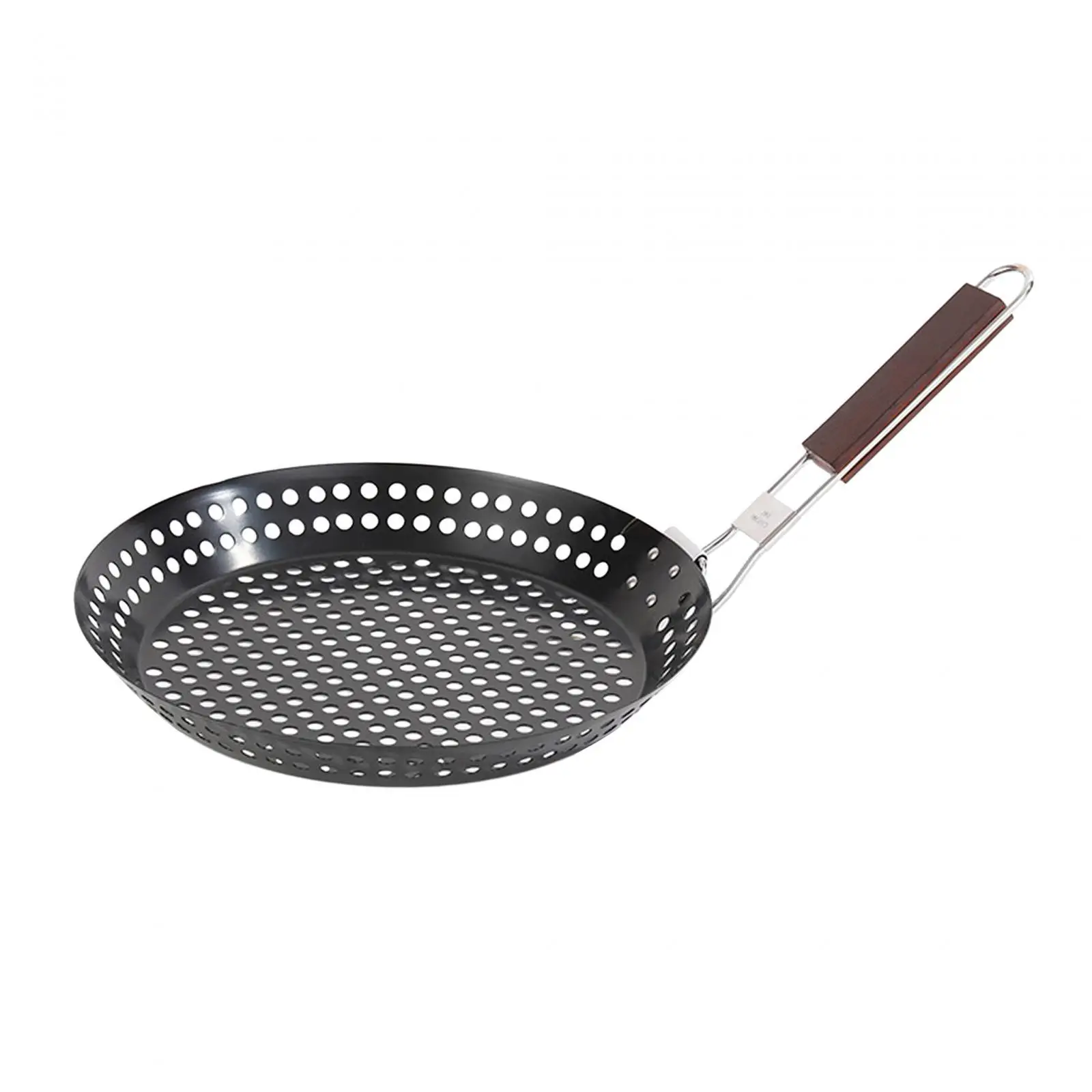 Grilling Skillet Durable Nonstick Coating Perforated Cooking Pan Frying Pan for Picnics Home Kitchen Utensils Camping Restaurant