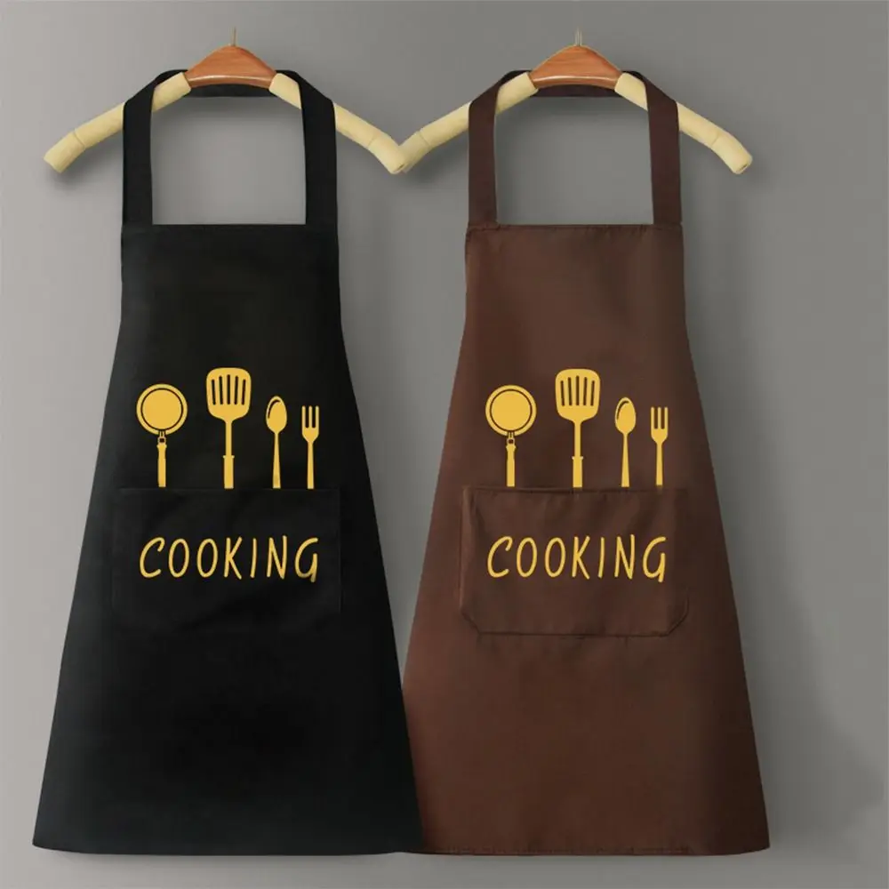New PVC Apron Nail Art Cafe Workwear Cooking Work Clothes Catering Waiter Work Clothes Hotel Restaurant Chef Barbecue Apron