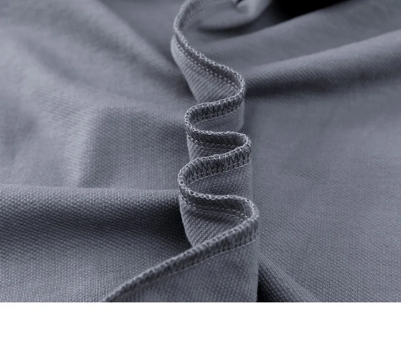 100% pure cotton New Short sleeve Men Polo Shirt Summer Boutique Fashion High quality Top Solid Color Collar Back Striped Tshirt 41 S05143b72e12f4366a3a73c58f80f7e08U