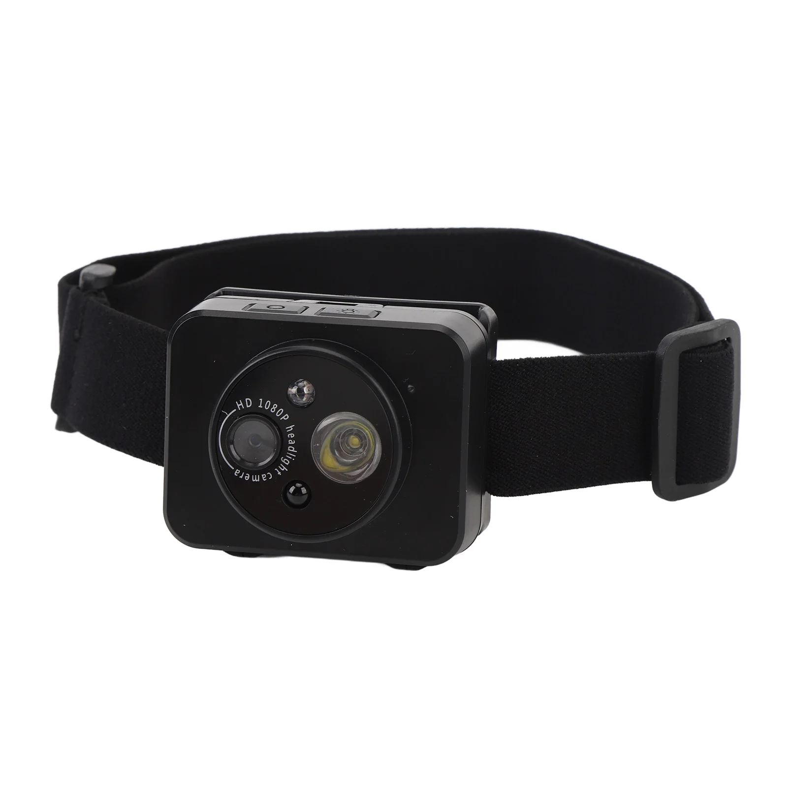 Head Mounted Action Camera 2MP 1080P 45 Degree Adjustable Intelligent Sensing LED Headlamp Head Mounted Wearable Body Video