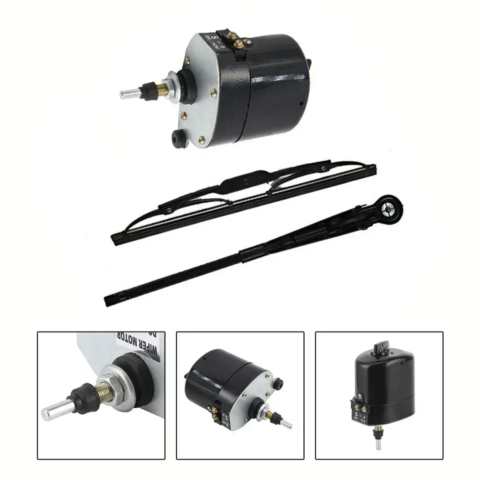 Electric Windshield Wiper Kit UTV 12V Electric Windshield Wiper Washer Pump Kit For Kubota Rtv M 432415