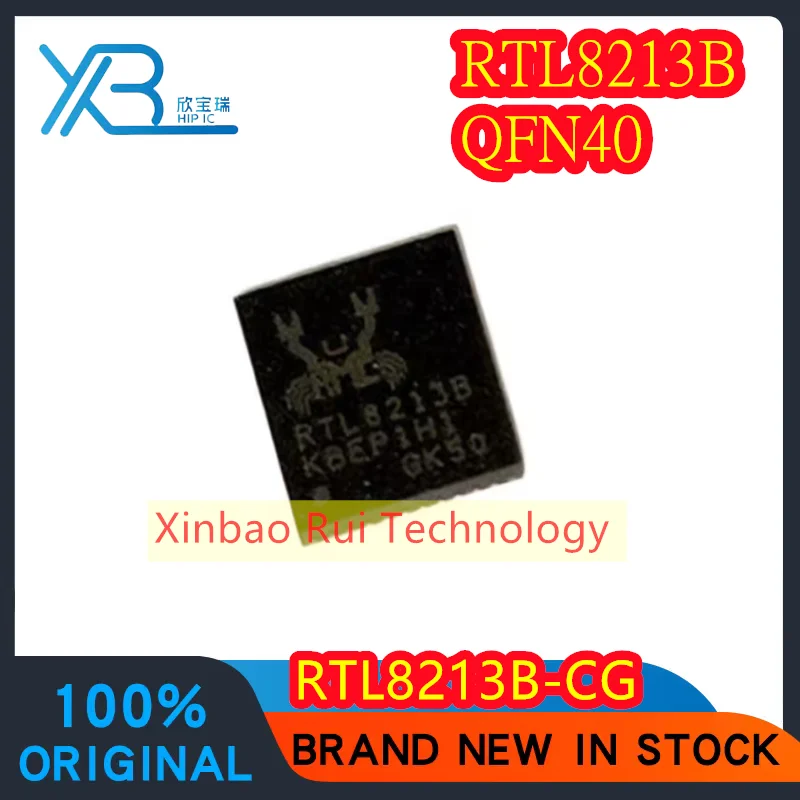 

(5/10pieces) RTL8213B-CG parts mark RTL8213B QFN-40 Ethernet interface chip IC 100% brand new and original Electronics