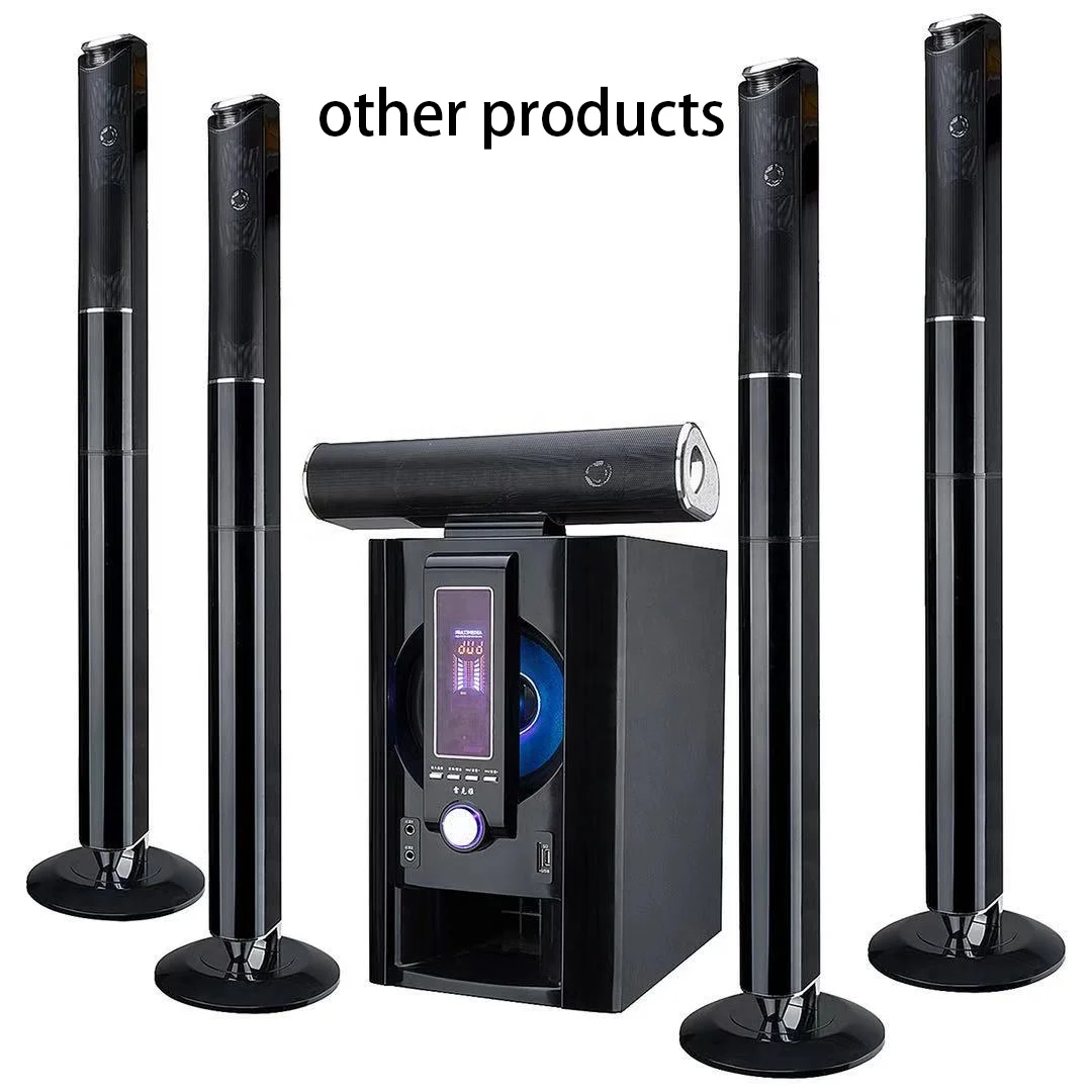 Factory wholesale new design 5.1 channels multimedia speaker home theatre system images - 6