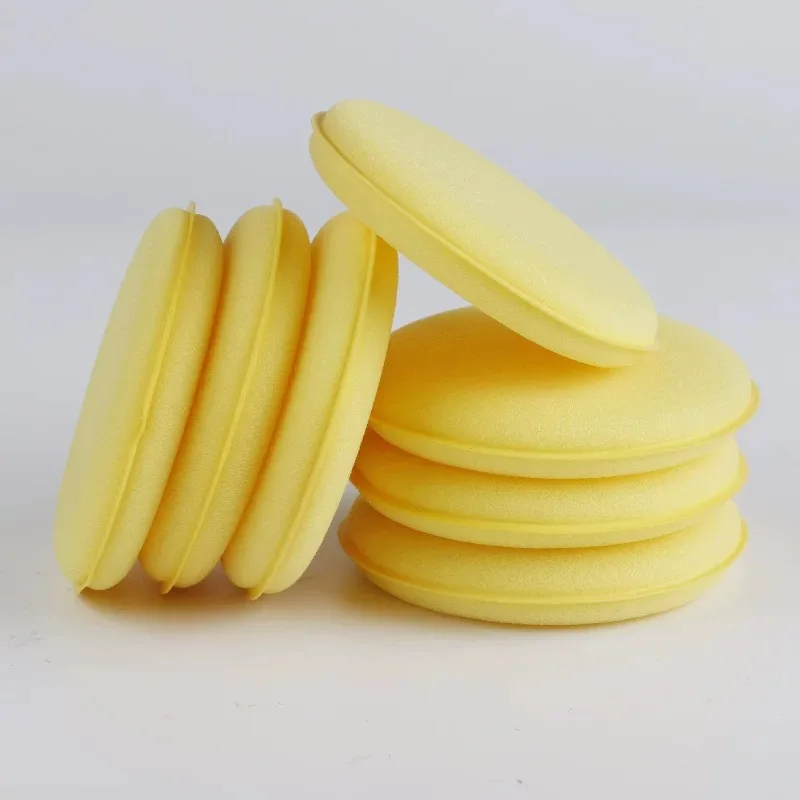 12 PCS Foam Applicator Pads Car Wax Applicator Pad Detailing Round Polishing Sponges for Car Wax Applicator Pad Car Wash Sponge 4