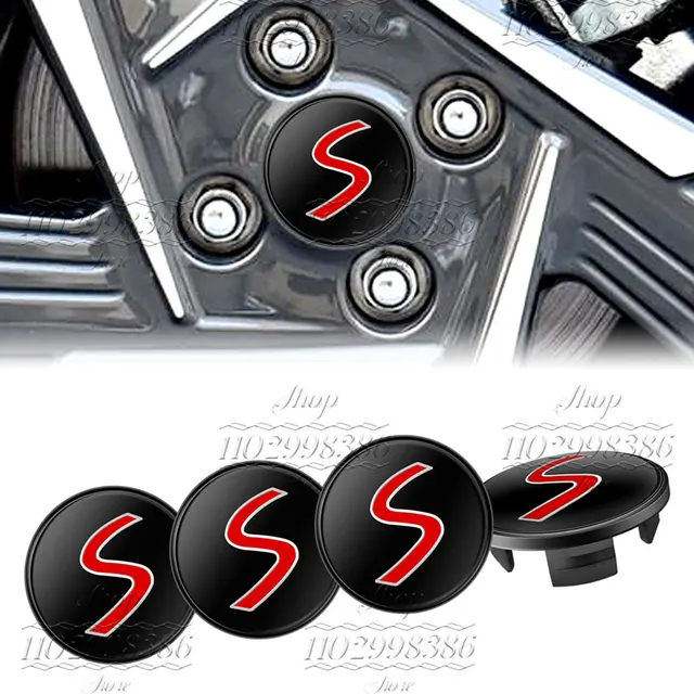 Coprimozzi Per BMW Mini Cooper - Set Da 4 Pezzi, Diametro 54mm, In ABS E Lega