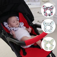 Cartoon Baby Pillow Children's U-shaped Travel Pillow Cotton Soft Baby Travel Car Children's Multi-functional Stroller Pillow 1