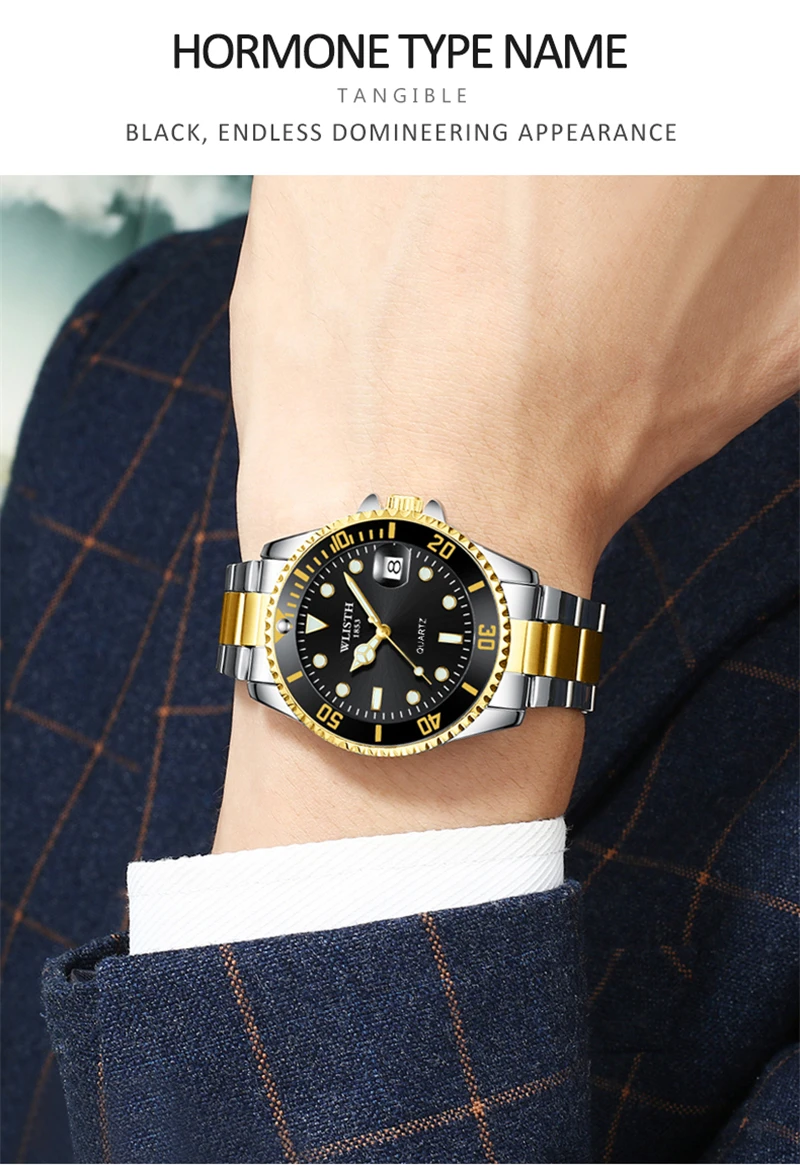Relogio Masculino New Designer Luminous Watches Mens 2022 Luxury Brand Watch Men Quartz Wristwatches Digital Clock Reloj Hombre