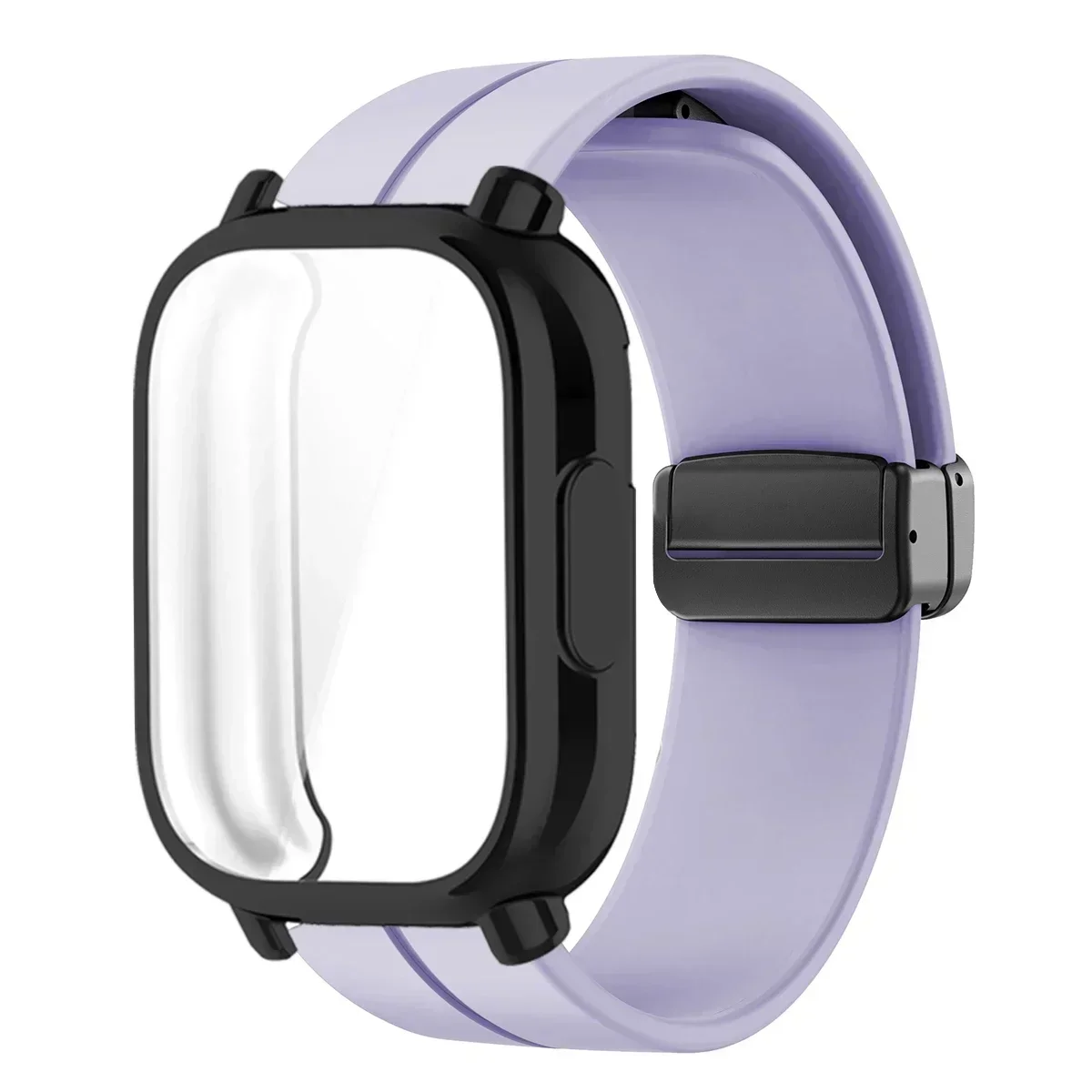 Silicone Magnetic Smart Watch Strap and Protective Case