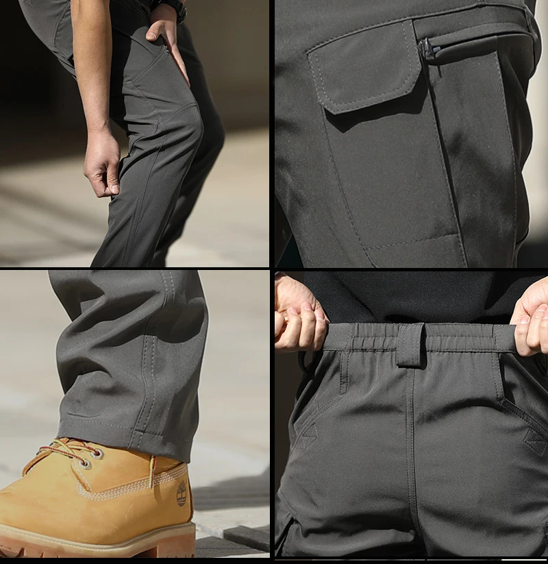 Description Picture 3 of itemCARMONDBLE Cycling Long Pants Men Elastic Waterproof Bicycle Trousers Mountain Bike Bottoms Culottes Pantaloneta Ciclismo Hombre