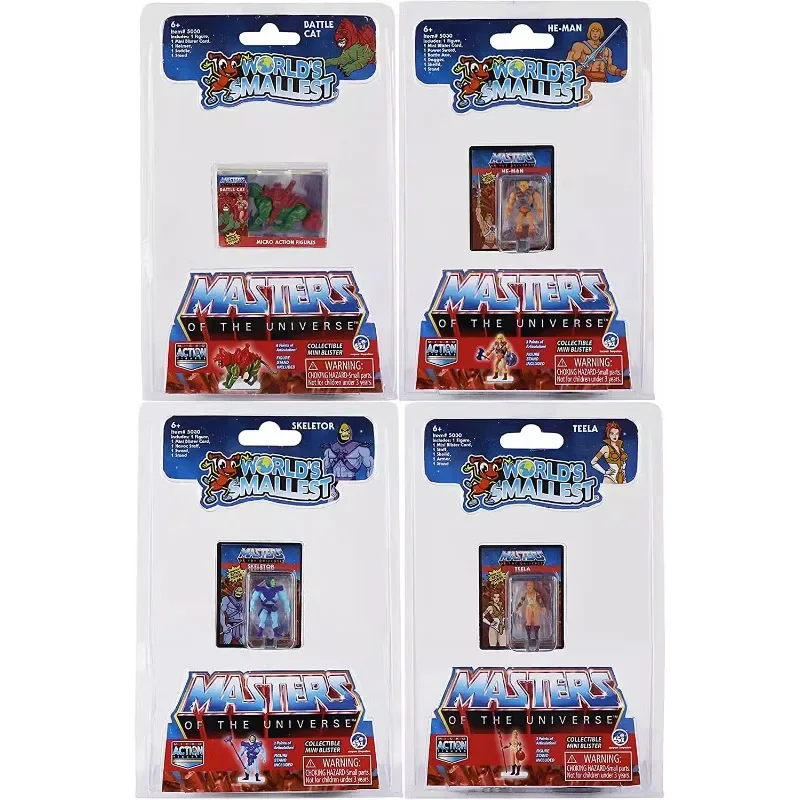 Maestro Dell'Universo Wolrdla Più Piccola Figura In Miniatura Battle Cat He Man Teela Model Ornaments Accessori Collezione Giocattolo
