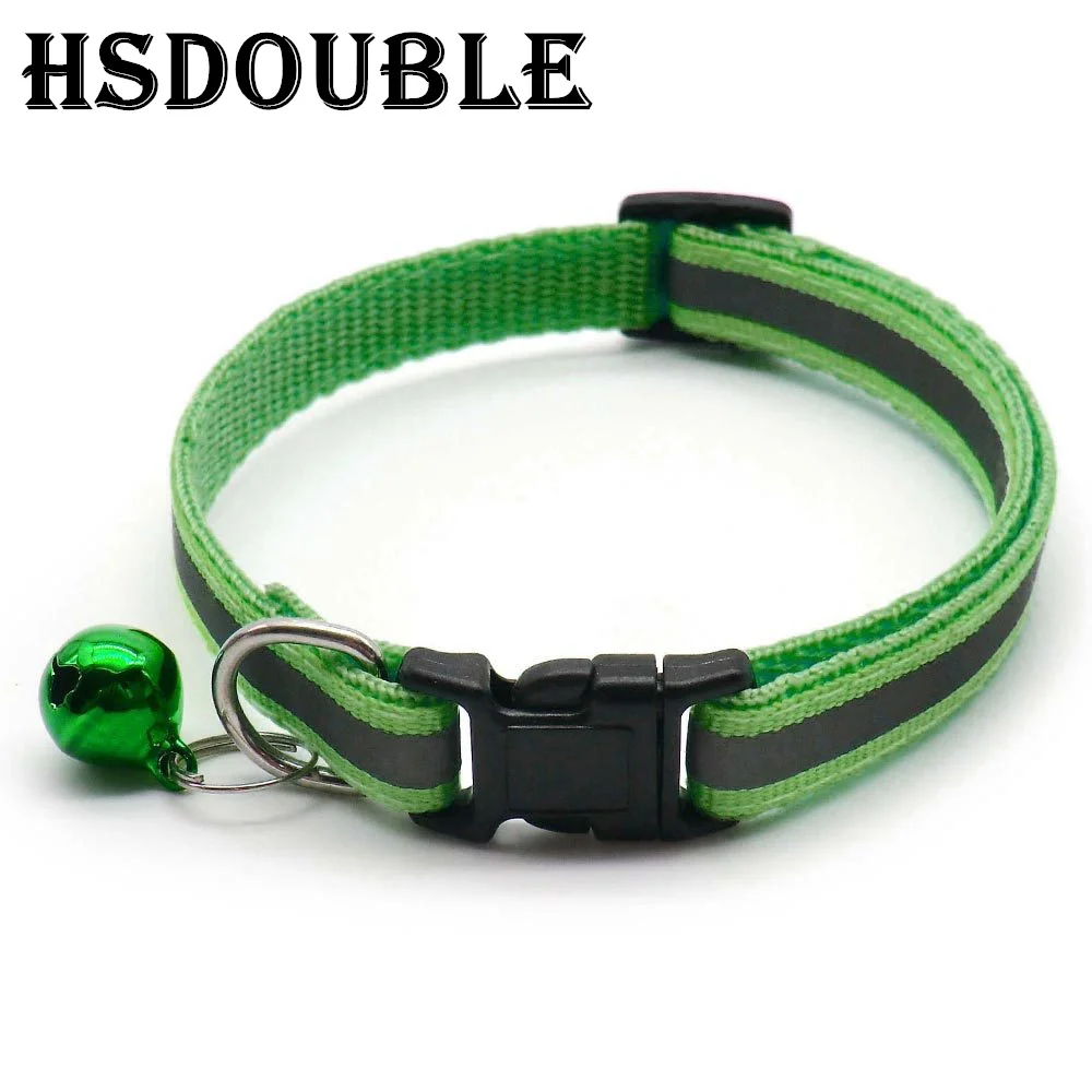 2Pcs/Pack 12 Colors Reflective Adjustable Cats And Small Dogs Collars thumbnail 2