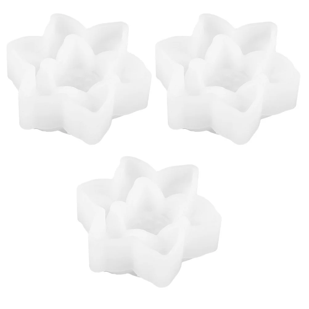 

3 формы для изготовления цветов, формы для смолы, силиконовая форма в форме цветка для изготовления изделий ручной работы