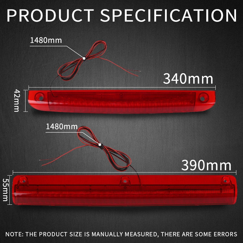 Ĺ̵   ,  Ʈ ߰ 극ũ ,   12V, 18/34 LED, 3 ° 3 ° 극ũ