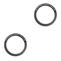 Black 2PCS Shape O