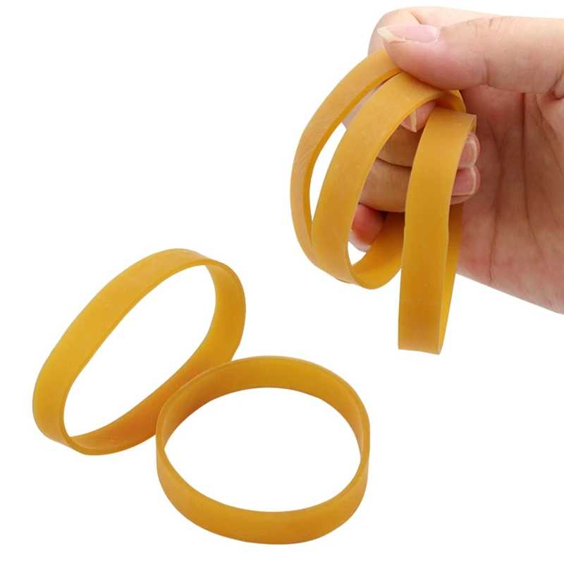 

20/100Pcs Large Thick Rubber Bands Heavy Duty File Elastic Rubber Bands for Home Office Kitchen Workshop Warehouse