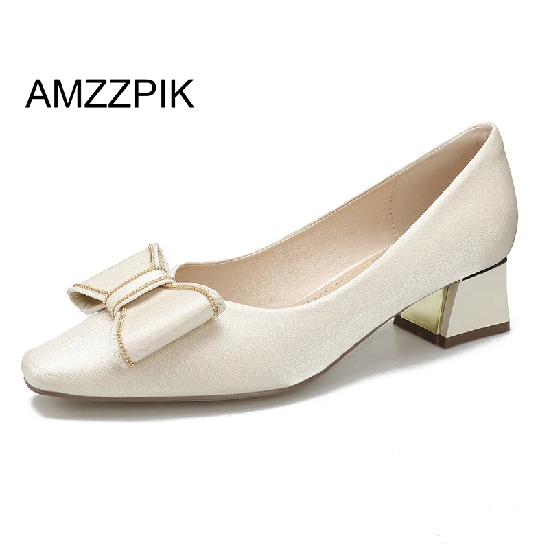 

2022 Pumps Spring Autumn Low Heels Shoes Point Toe Slip On Ladies Pumps Heels Women Casual Daily Office Shoes sapatos de mujer