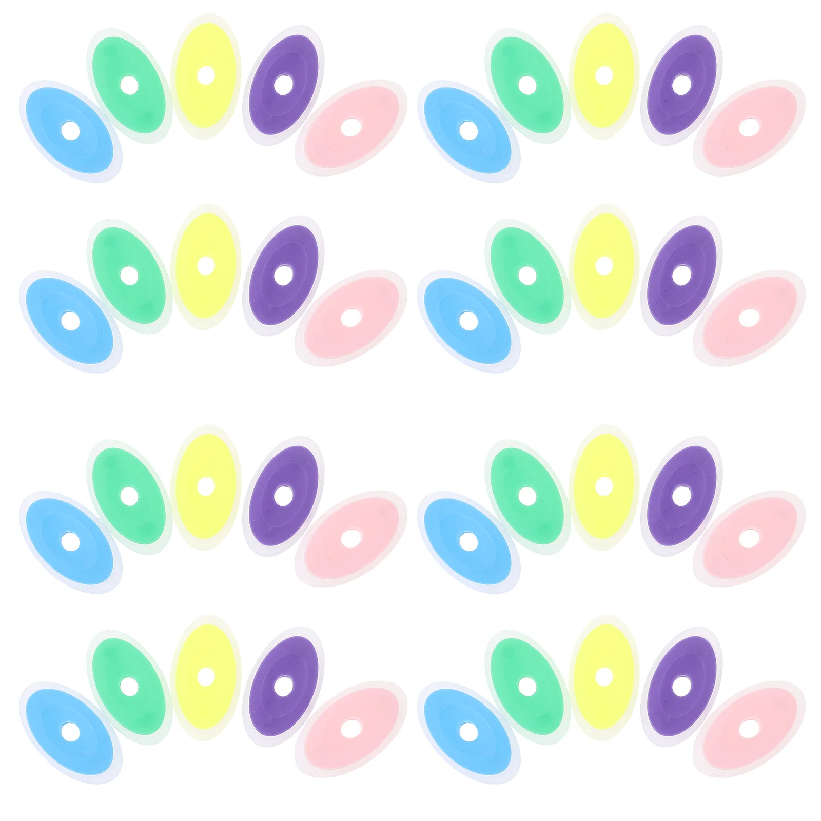 

Pencil Jelly Eraser 40pcs Packaged (four Colors Mixed) Come Erasers for Erasable