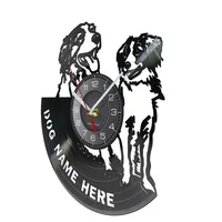 Kooikerhondje Wall Clock Custom Dog Name Vinyl Record Clock Nederlands Dog Breed Personalized Small Cager Dog Kooiker Clock 2