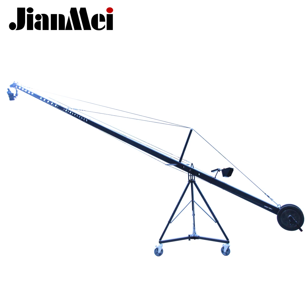 

Jiamei Portable Square XF108-8M Large Carrying Camera Rocker Arm Quick Installation Wedding Movie Crane Controller Rotating Stab