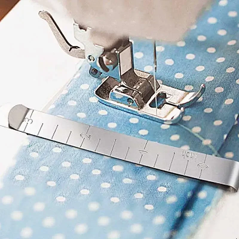 Sewing Hemming Clips Stainless Steel Hemming Clips Metal Crimping Clip Fabric Measuring Ruler DIY Sewing Clip Tools 1/3/5Pcs