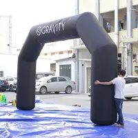 SAYOK Outdoor Inflatable Arch Giant Inflatable Archway Advertising Start Finish Line Racing Arch Banners with Air Blower NO LOGO 2