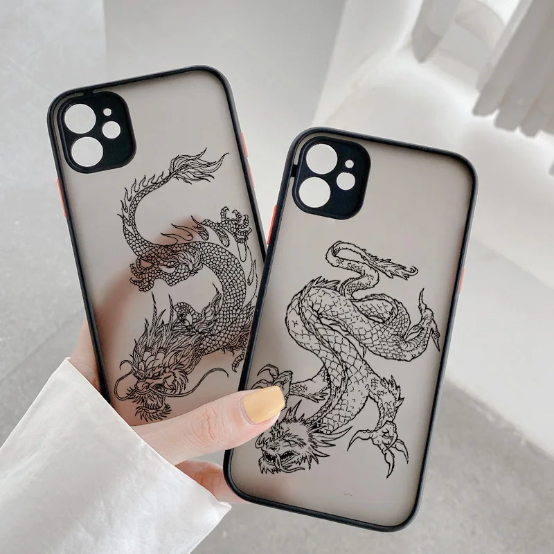 Black Dragon Phone Case For Iphone 7 8 Plus Se 12 13 Mini 11 Pro Max X Xr Xs Max Shockproof Cover Unique Aesthetic Design Jesjoy Black Dragon Phone Case For Iphone 7 8 Plus Se 12 13 Mini 11 Pro Max X Xr Xs Max Shockproof Cover Unique Aesthetic Design Jesjoy