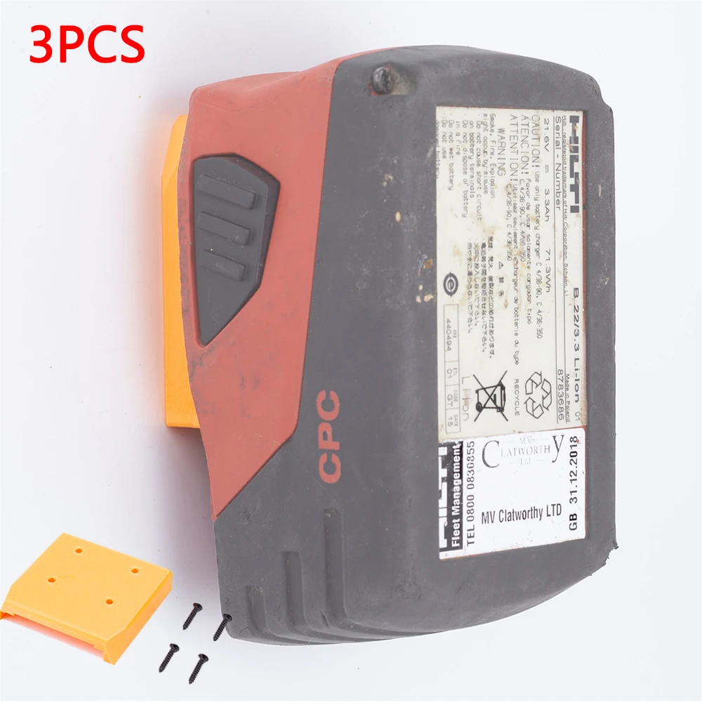 For HILTI 22V B22 CPC Volt Lithium Battery Wall Dock Holder Stand -Power Tool Accessories (Battery not included) ksc 15 rapid fast desktop dock charger for kenwood tk 3107 tk2107 tk 3102 tk 2102 tk 270g tk 370g knb 14 knb 15 radio battery