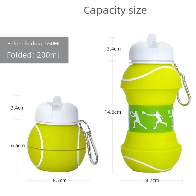 Sports tennis bottle + 550ml