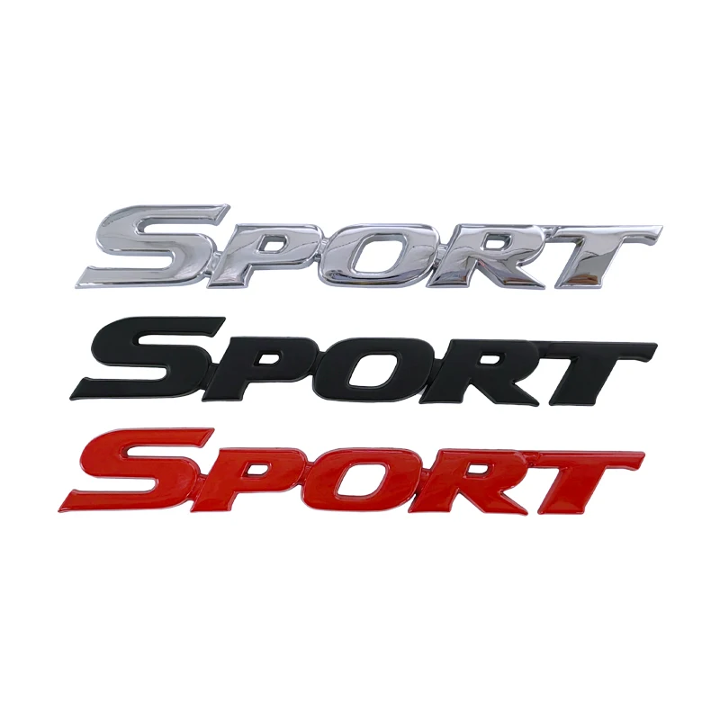 3D Sport Lettere Adesive In Metallo Per Auto Toyota Sport Emblem Logo Yaris T Corrolla Camry Rav4 Highlander Sport Sticker Accessori