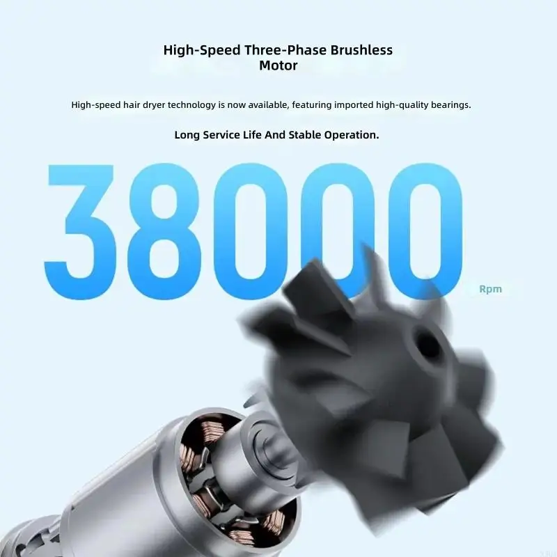 2025 야영 사무실 여행을 위한 새로운 고속 3 장치 휴대용 USB 팬 강한 바람