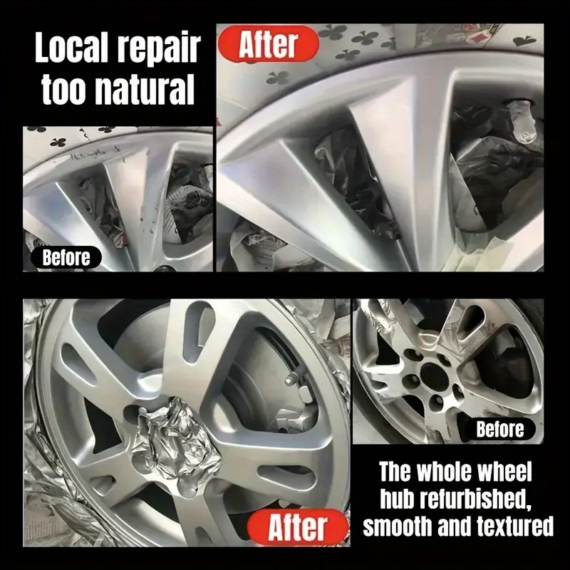 Alloy Wheel Rescue Gel 100ml-ThermalGuard Coating for Instant Scratch Repair & Brake Dust Defense on Chrome/Metal Rims
