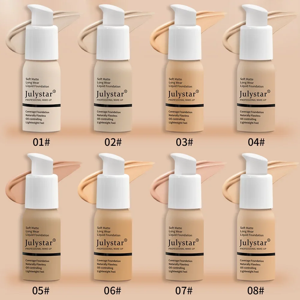 30mlMatteFaceBaseMakeupWaterproofLongLastingLiquidFoundationOilControlFace