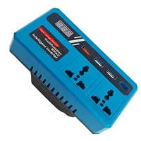 ตัวแปลงแบตเตอรี่ DC เป็น AC 220V อินเวอร์เตอร์สำหรับตัวแปลงพลังงานอัจฉริยะสำหรับการผจญภัยกลางแจ้งเครื่องมือไฟฟ้าตัวแปลงแบตเตอรี่ 3