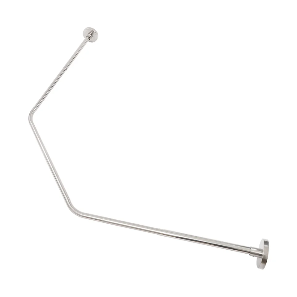 Extendable Diamond Shaped Shower Curtain Rod