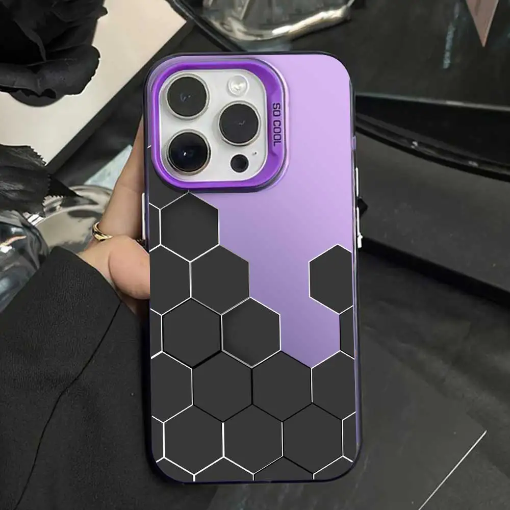 Sleek Silver IMD Phone Case - Stylish Protection