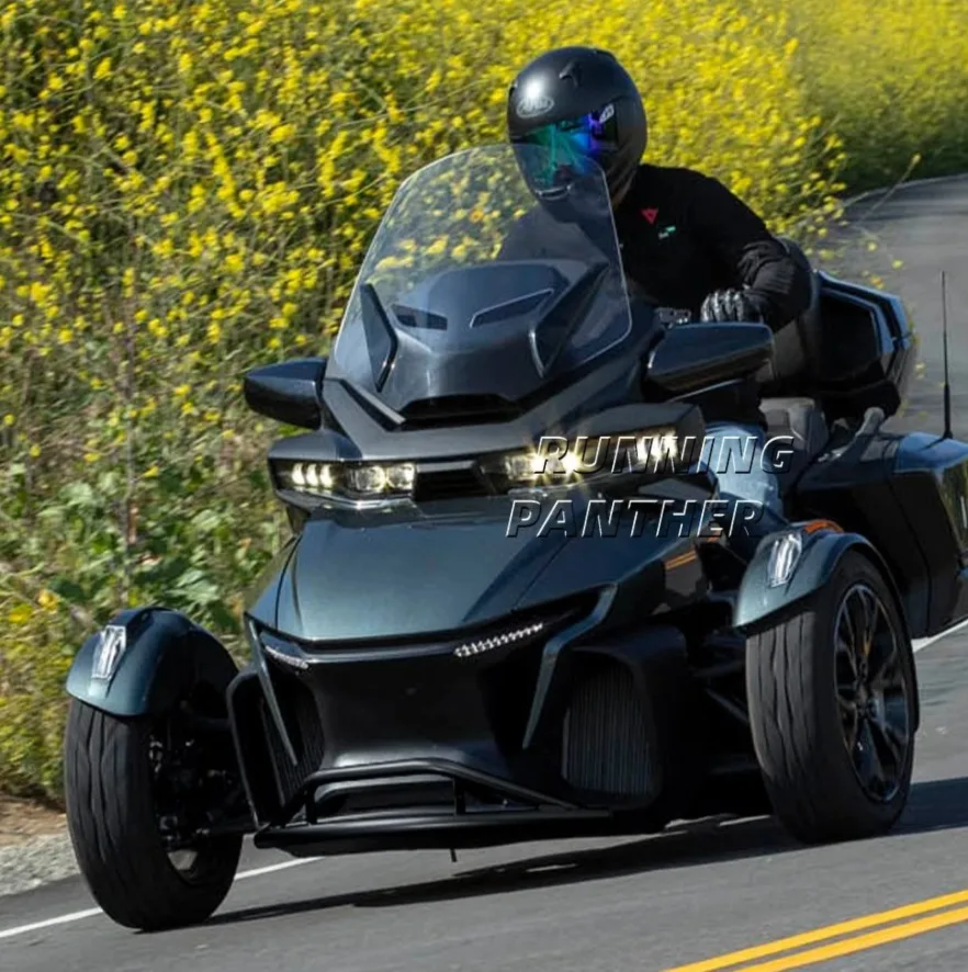 Can-Am Spyder RT 2020-2025 Spyder RT-L 2020-2025용 퍼포먼스 튜블러 프론트 범퍼(스키드 플레이트 포함) 새 액세서리
