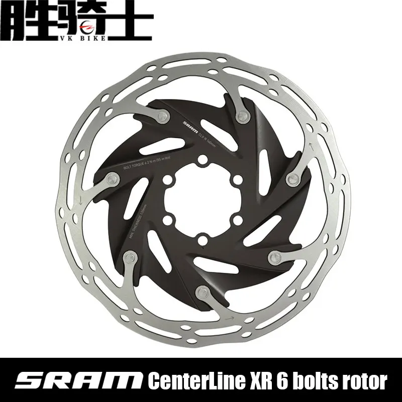 

Тормозной ротор SRAM CenterLine XR, 6 болтов, 160 мм, 140 мм